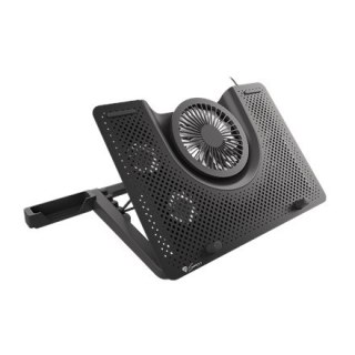 GENESIS Laptop cooling pad, OXID 550 15.6-17.3 5 FANS, LED LIGHT, 1 USB | Genesis | Laptop cooling pad, OXID 550 | Black | 400 x