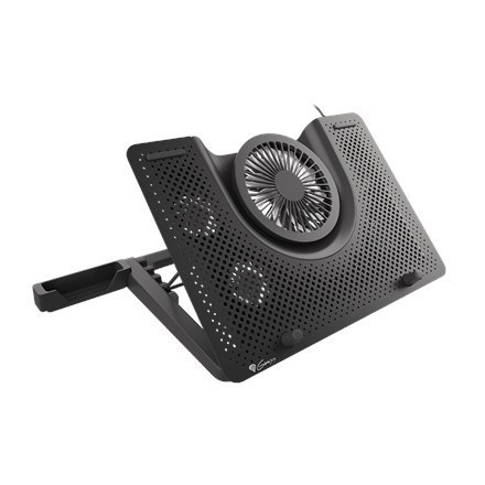 GENESIS Laptop cooling pad, OXID 550 15.6-17.3 5 FANS, LED LIGHT, 1 USB | Genesis | Laptop cooling pad, OXID 550 | Black | 400 x GENESIS Laptop cooling pad, OXID 550 15.6-17.3 5 FANS, LED LIGHT, 1 USB | Genesis | Laptop cooling pad, OXID 550 | Black | 400 x