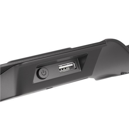GENESIS Laptop cooling pad, OXID 550 15.6-17.3 5 FANS, LED LIGHT, 1 USB | Genesis | Laptop cooling pad, OXID 550 | Black | 400 x GENESIS Laptop cooling pad, OXID 550 15.6-17.3 5 FANS, LED LIGHT, 1 USB | Genesis | Laptop cooling pad, OXID 550 | Black | 400 x