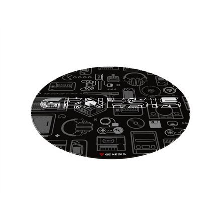 GENESIS Tellur 300 Round Gear Protective Floor Mat, 100cm, Black | Genesis Protective Floor Mat Tellur 300 Round Gear Polyester GENESIS Tellur 300 Round Gear Protective Floor Mat, 100cm, Black | Genesis Protective Floor Mat Tellur 300 Round Gear Polyester