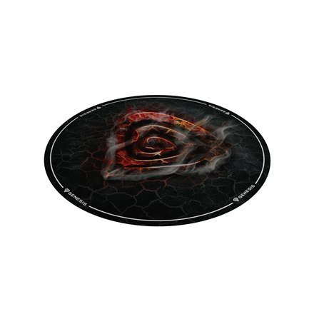 GENESIS Tellur 400 Round Lava Protective Floor Mat, 100cm, Black GENESIS Tellur 400 Round Lava Protective Floor Mat, 100cm, Black