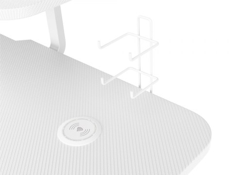 Genesis Holm 320 RGB Gaming Desk, White Genesis Holm 320 RGB Gaming Desk, White