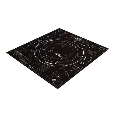 Genesis Tellur 400 Square Hud Floor Mat | Black Genesis Tellur 400 Square Hud Floor Mat | Black