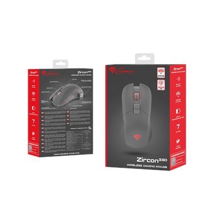 Genesis ZIRCON 330 Wireless, Gaming Mouse, Black