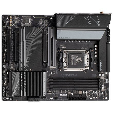 Gigabyte | X670 AORUS ELITE AX 1.0A M/B | Processor family AMD | Processor socket AM5 | DDR5 DIMM | Memory slots 4 | Supported h Gigabyte | X670 AORUS ELITE AX 1.0A M/B | Processor family AMD | Processor socket AM5 | DDR5 DIMM | Memory slots 4 | Supported h