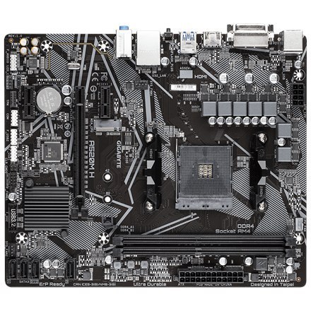Gigabyte | A520M H 1.0 | Processor family AMD | Processor socket AM4 | DDR4 DIMM | Memory slots 2 | Chipset AMD A | Micro ATX Gigabyte | A520M H 1.0 | Processor family AMD | Processor socket AM4 | DDR4 DIMM | Memory slots 2 | Chipset AMD A | Micro ATX