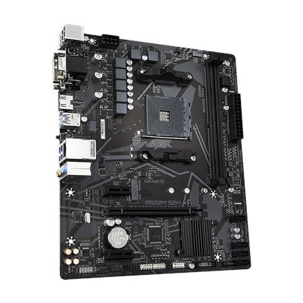 Gigabyte | A520M S2H 1.0 | Processor family AMD | Processor socket AM4 | DDR4 DIMM | Memory slots 2 | Chipset AMD A | Micro ATX Gigabyte | A520M S2H 1.0 | Processor family AMD | Processor socket AM4 | DDR4 DIMM | Memory slots 2 | Chipset AMD A | Micro ATX