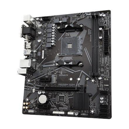 Gigabyte | A520M S2H 1.0 | Processor family AMD | Processor socket AM4 | DDR4 DIMM | Memory slots 2 | Chipset AMD A | Micro ATX Gigabyte | A520M S2H 1.0 | Processor family AMD | Processor socket AM4 | DDR4 DIMM | Memory slots 2 | Chipset AMD A | Micro ATX