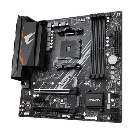 Gigabyte | B550M AORUS ELITE 1.0 | Rodzina procesorów AMD | Gniazdo procesora AM4 | DDR4 DIMM | Gniazda pamięci 4 | Liczba złącz Gigabyte | B550M AORUS ELITE 1.0 | Rodzina procesorów AMD | Gniazdo procesora AM4 | DDR4 DIMM | Gniazda pamięci 4 | Liczba złącz