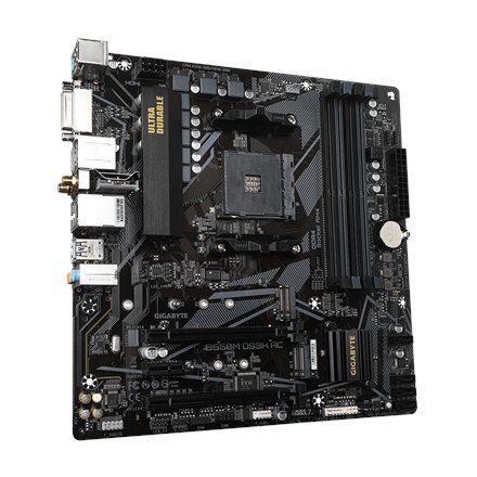 Gigabyte | B550M DS3H AC 1.0/1.1/1.2/1.3/1.5 M/B | Processor family AMD | Processor socket AM4 | DDR4 DIMM | Memory slots 4 | Su Gigabyte | B550M DS3H AC 1.0/1.1/1.2/1.3/1.5 M/B | Processor family AMD | Processor socket AM4 | DDR4 DIMM | Memory slots 4 | Su