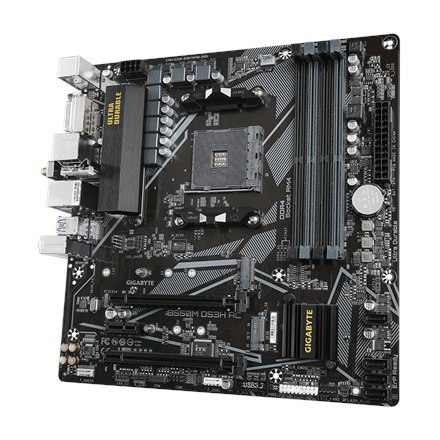 Gigabyte | B550M DS3H AC 1.0/1.1/1.2/1.3/1.5 M/B | Processor family AMD | Processor socket AM4 | DDR4 DIMM | Memory slots 4 | Su Gigabyte | B550M DS3H AC 1.0/1.1/1.2/1.3/1.5 M/B | Processor family AMD | Processor socket AM4 | DDR4 DIMM | Memory slots 4 | Su