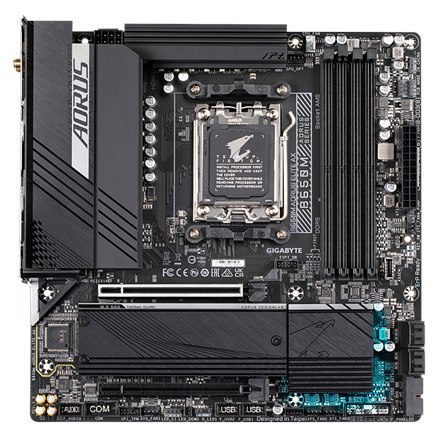 Gigabyte | B650M AORUS ELITE AX 1.0 M/B | Processor family AMD | Processor socket AM5 | DDR5 DIMM | Memory slots 4 | Supported h Gigabyte | B650M AORUS ELITE AX 1.0 M/B | Processor family AMD | Processor socket AM5 | DDR5 DIMM | Memory slots 4 | Supported h