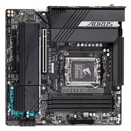 Gigabyte | B650M AORUS ELITE AX 1.0 M/B | Processor family AMD | Processor socket AM5 | DDR5 DIMM | Memory slots 4 | Supported h Gigabyte | B650M AORUS ELITE AX 1.0 M/B | Processor family AMD | Processor socket AM5 | DDR5 DIMM | Memory slots 4 | Supported h