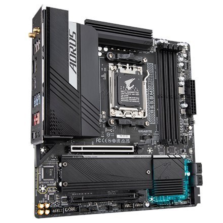 Gigabyte | B650M AORUS ELITE AX 1.0 M/B | Processor family AMD | Processor socket AM5 | DDR5 DIMM | Memory slots 4 | Supported h Gigabyte | B650M AORUS ELITE AX 1.0 M/B | Processor family AMD | Processor socket AM5 | DDR5 DIMM | Memory slots 4 | Supported h