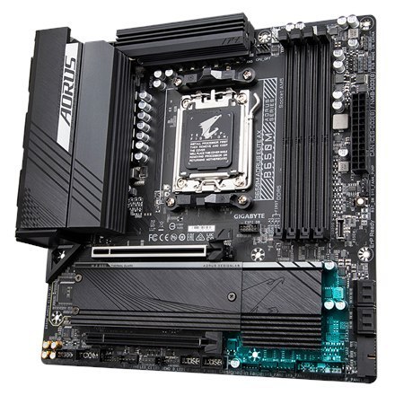 Gigabyte | B650M AORUS ELITE AX 1.0 M/B | Processor family AMD | Processor socket AM5 | DDR5 DIMM | Memory slots 4 | Supported h Gigabyte | B650M AORUS ELITE AX 1.0 M/B | Processor family AMD | Processor socket AM5 | DDR5 DIMM | Memory slots 4 | Supported h
