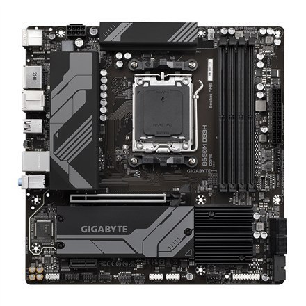 Gigabyte | B650M DS3H 1.0 M/B | Rodzina procesorów AMD | Gniazdo procesora AM5 | DDR5 DIMM | Gniazda pamięci 4 | Obsługiwane int Gigabyte | B650M DS3H 1.0 M/B | Rodzina procesorów AMD | Gniazdo procesora AM5 | DDR5 DIMM | Gniazda pamięci 4 | Obsługiwane int