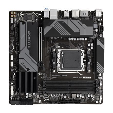 Gigabyte | B650M DS3H 1.0 M/B | Rodzina procesorów AMD | Gniazdo procesora AM5 | DDR5 DIMM | Gniazda pamięci 4 | Obsługiwane int Gigabyte | B650M DS3H 1.0 M/B | Rodzina procesorów AMD | Gniazdo procesora AM5 | DDR5 DIMM | Gniazda pamięci 4 | Obsługiwane int