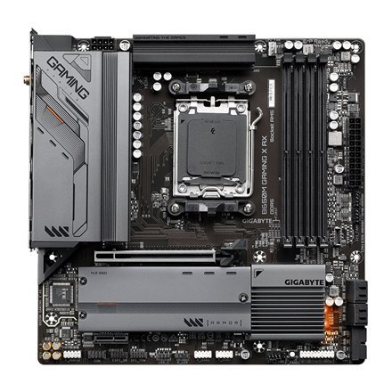 Gigabyte | B650M GAMING X AX 1.1 M/B | Rodzina procesorów AMD | Gniazdo procesora AM5 | DDR5 DIMM | Gniazda pamięci 4 | Obsługiw Gigabyte | B650M GAMING X AX 1.1 M/B | Rodzina procesorów AMD | Gniazdo procesora AM5 | DDR5 DIMM | Gniazda pamięci 4 | Obsługiw
