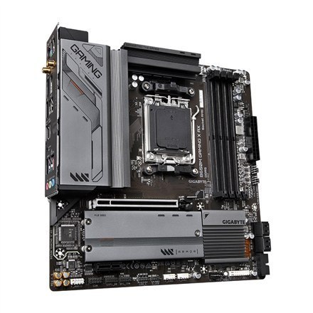 Gigabyte | B650M GAMING X AX 1.1 M/B | Rodzina procesorów AMD | Gniazdo procesora AM5 | DDR5 DIMM | Gniazda pamięci 4 | Obsługiw Gigabyte | B650M GAMING X AX 1.1 M/B | Rodzina procesorów AMD | Gniazdo procesora AM5 | DDR5 DIMM | Gniazda pamięci 4 | Obsługiw