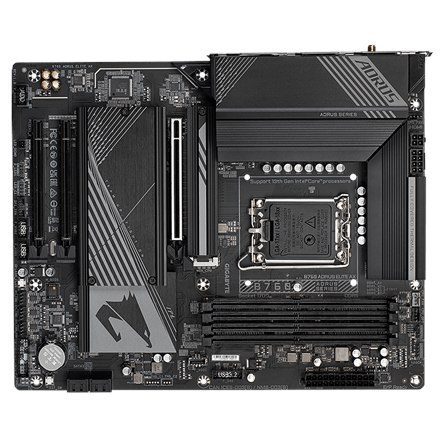 Gigabyte | B760 AORUS ELITE AX 1.0 M/B | Processor family Intel | Processor socket LGA1700 | DDR5 DIMM | Memory slots 4 | Suppo Gigabyte | B760 AORUS ELITE AX 1.0 M/B | Processor family Intel | Processor socket LGA1700 | DDR5 DIMM | Memory slots 4 | Suppo