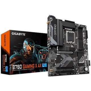 Gigabyte | B760 GAMING X AX 1.1 M/B | Processor family Intel | Processor socket LGA1700 | DDR5 DIMM | Memory slots 4 | Supporte
