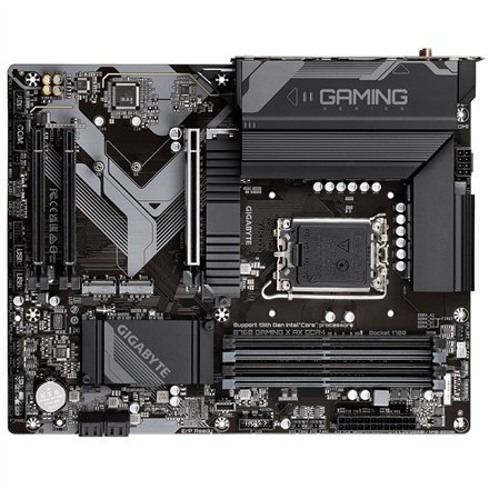 Gigabyte | B760 GAMING X AX DDR4 1.0 M/B | Processor family Intel | Processor socket LGA1700 | DDR4 DIMM | Memory slots 4 | Sup Gigabyte | B760 GAMING X AX DDR4 1.0 M/B | Processor family Intel | Processor socket LGA1700 | DDR4 DIMM | Memory slots 4 | Sup