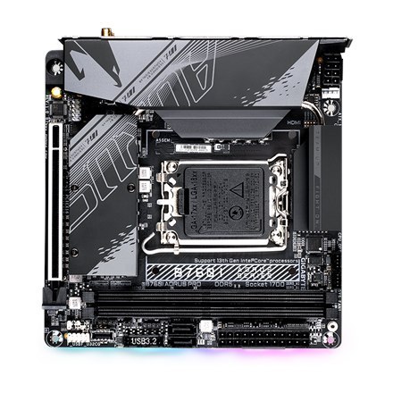 Gigabyte | B760I AORUS PRO 1.0 | Processor family Intel | Processor socket LGA1700 | DDR5 DIMM | Memory slots 2 | Supported har Gigabyte | B760I AORUS PRO 1.0 | Processor family Intel | Processor socket LGA1700 | DDR5 DIMM | Memory slots 2 | Supported har