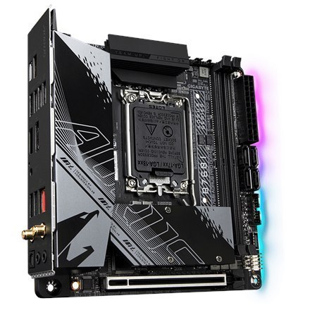 Gigabyte | B760I AORUS PRO DDR4 1.0 M/B | Processor family Intel | Processor socket LGA1700 | DDR4 DIMM | Memory slots 2 | Supp Gigabyte | B760I AORUS PRO DDR4 1.0 M/B | Processor family Intel | Processor socket LGA1700 | DDR4 DIMM | Memory slots 2 | Supp