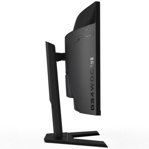 Gigabyte | G34WQC A | 34 " | VA | QHD | 3440 x 1440 pikseli | 21:9 | 1 ms | 350 cd/m² | Czarny | Porty HDMI w ilości 2 | 144 Hz