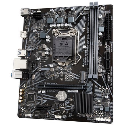 Gigabyte | H470M K 1.0 M/B | Processor family Intel | Processor socket LGA1200 | DDR4 DIMM | Memory slots 2 | Supported hard di Gigabyte | H470M K 1.0 M/B | Processor family Intel | Processor socket LGA1200 | DDR4 DIMM | Memory slots 2 | Supported hard di