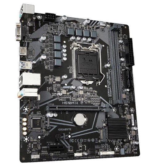 Gigabyte | H510M H 1.0 | Processor family Intel | Processor socket LGA1200 | DDR4-SDRAM | Memory slots 2 | Supported hard disk d Gigabyte | H510M H 1.0 | Processor family Intel | Processor socket LGA1200 | DDR4-SDRAM | Memory slots 2 | Supported hard disk d