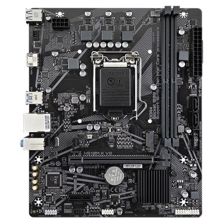 Gigabyte | H510M K V2 1.0 M/B | Processor family Intel | Processor socket LGA1200 | DDR4 DIMM | Memory slots 2 | Supported hard Gigabyte | H510M K V2 1.0 M/B | Processor family Intel | Processor socket LGA1200 | DDR4 DIMM | Memory slots 2 | Supported hard