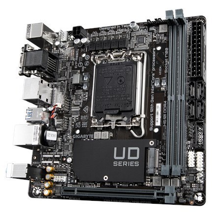 Gigabyte | H610I | Rodzina procesorów Intel | Gniazdo procesora LGA1700 | DDR4 DIMM | Obsługiwane interfejsy dysków twardych M.2 Gigabyte | H610I | Rodzina procesorów Intel | Gniazdo procesora LGA1700 | DDR4 DIMM | Obsługiwane interfejsy dysków twardych M.2