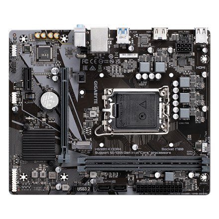 Gigabyte | H610M K DDR4 1.0 M/B | Rodzina procesorów Intel | Gniazdo procesora LGA1700 | DDR4 DIMM | Gniazda pamięci 2 | Obsługi Gigabyte | H610M K DDR4 1.0 M/B | Rodzina procesorów Intel | Gniazdo procesora LGA1700 | DDR4 DIMM | Gniazda pamięci 2 | Obsługi