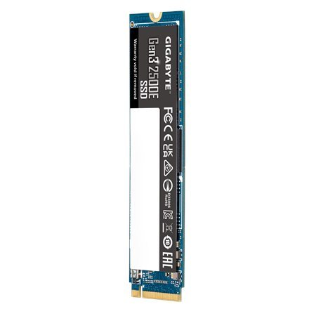 Gigabyte SSD | G325E500G | 500 GB | Interfejs SSD PCIe 3.0x4, NVMe1.3 | Prędkość odczytu 2300 MB/s | Prędkość zapisu 1500 MB/s Gigabyte SSD | G325E500G | 500 GB | Interfejs SSD PCIe 3.0x4, NVMe1.3 | Prędkość odczytu 2300 MB/s | Prędkość zapisu 1500 MB/s