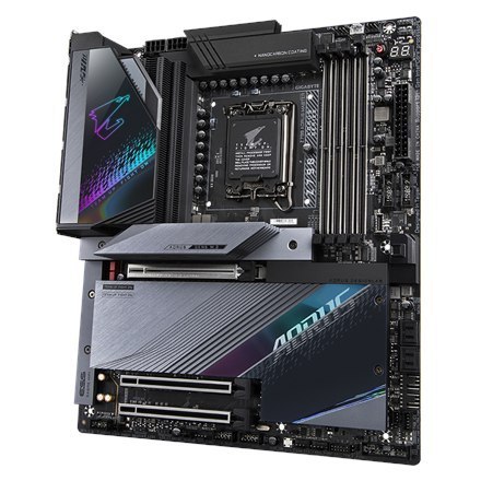 Gigabyte | Z790 AORUS MASTER 1.0 M/B | Processor family Intel | Processor socket LGA1700 | DDR5 DIMM | Memory slots 4 | Support Gigabyte | Z790 AORUS MASTER 1.0 M/B | Processor family Intel | Processor socket LGA1700 | DDR5 DIMM | Memory slots 4 | Support