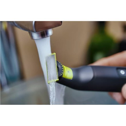 Golarka Philips OneBlade Pro do twarzy i ciała QP6541/15 Czas działania (maks.) 90 min, na mokro i na sucho, litowo-jonowy, czar Golarka Philips OneBlade Pro do twarzy i ciała QP6541/15 Czas działania (maks.) 90 min, na mokro i na sucho, litowo-jonowy, czar