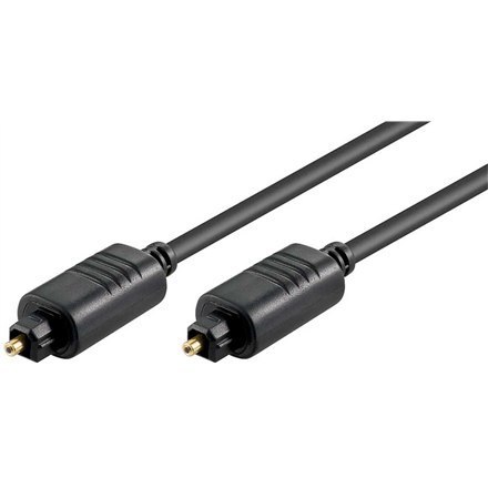 Goobay 51223 TOSLINK optical digital/audio connector cable, 2 m Goobay 51223 TOSLINK optical digital/audio connector cable, 2 m