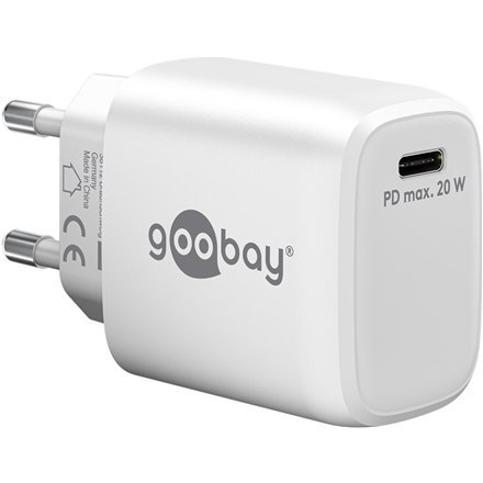 Goobay | 65406 Szybka ładowarka Goobay USB-C PD GaN (20 W) Goobay | 65406 Szybka ładowarka Goobay USB-C PD GaN (20 W)