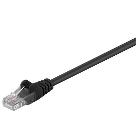 Goobay | CAT 5e | Kabel sieciowy | Skrętka nieekranowana (UTP) | Męski | RJ-45 | Męski | RJ-45 | Czarny | 2 m Goobay | CAT 5e | Kabel sieciowy | Skrętka nieekranowana (UTP) | Męski | RJ-45 | Męski | RJ-45 | Czarny | 2 m