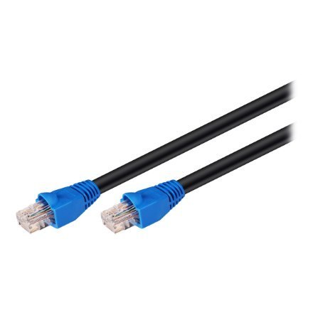 Goobay CAT 6 Outdoor Patch Cable, U/UTP, 75 m, Black Goobay CAT 6 Outdoor Patch Cable, U/UTP, 75 m, Black