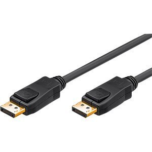 Goobay | DisplayPort cable | Male | 20 pin DisplayPort | Male | 20 pin DisplayPort | 3 m | Black Goobay | DisplayPort cable | Male | 20 pin DisplayPort | Male | 20 pin DisplayPort | 3 m | Black