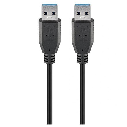 Goobay Kabel USB 3.0 męski typ A do męski typ A 3 m Czarny Goobay Kabel USB 3.0 męski typ A do męski typ A 3 m Czarny