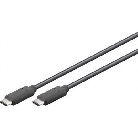 Goobay | Kabel USB-C | Męski | 24-pinowy USB-C | Męski | Czarny | 24-pinowy USB-C | 3 m Goobay | Kabel USB-C | Męski | 24-pinowy USB-C | Męski | Czarny | 24-pinowy USB-C | 3 m