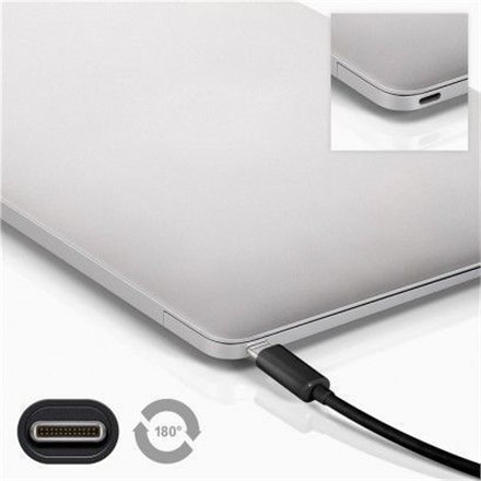 Goobay | Kabel USB-C | Męski | 24-pinowy USB-C | Męski | Czarny | 24-pinowy USB-C | 3 m Goobay | Kabel USB-C | Męski | 24-pinowy USB-C | Męski | Czarny | 24-pinowy USB-C | 3 m