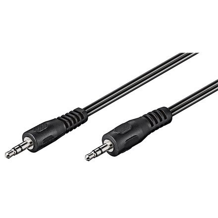 Goobay | Kabel audio | Męski | Mini-phone stereo 3,5 mm | Mini-phone stereo 3,5 mm | 2,5 m Goobay | Kabel audio | Męski | Mini-phone stereo 3,5 mm | Mini-phone stereo 3,5 mm | 2,5 m