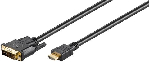 Goobay | MMK 630-0200 G | Męski | 18+1 pin cyfrowy DVI (Single-Link) | Męski | 19 pin HDMI Typ A | 2 m Goobay | MMK 630-0200 G | Męski | 18+1 pin cyfrowy DVI (Single-Link) | Męski | 19 pin HDMI Typ A | 2 m