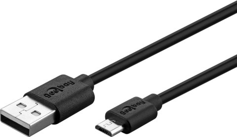 Goobay | Męski | 4-pinowy USB typu A | Męski | 5-pinowy Micro-USB typu B | 1 m Goobay | Męski | 4-pinowy USB typu A | Męski | 5-pinowy Micro-USB typu B | 1 m