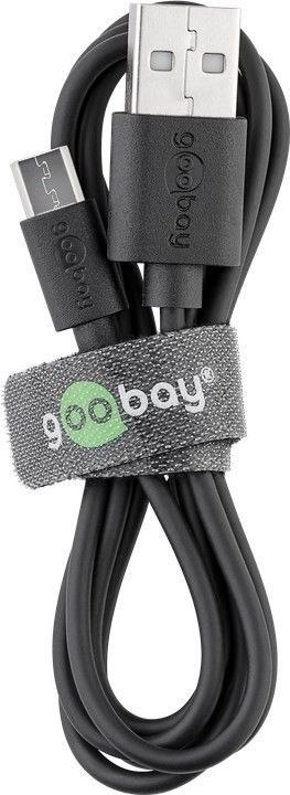 Goobay | Męski | 4-pinowy USB typu A | Męski | 5-pinowy Micro-USB typu B | 1 m Goobay | Męski | 4-pinowy USB typu A | Męski | 5-pinowy Micro-USB typu B | 1 m