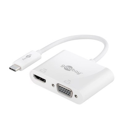 Goobay | USB-C Multiport Adapter HDMI+VGA | 52430 Goobay | USB-C Multiport Adapter HDMI+VGA | 52430